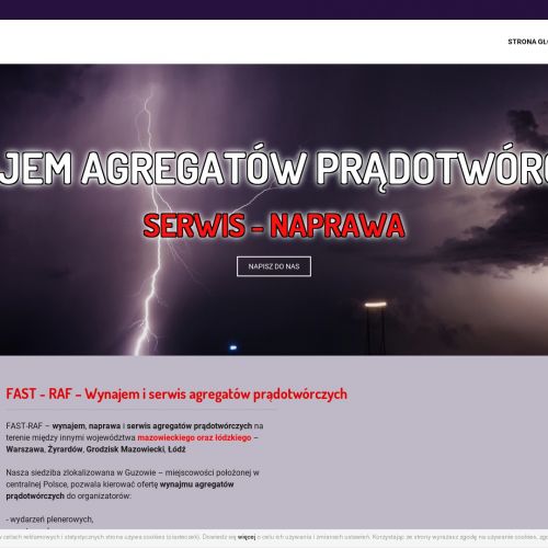 Wynajem agregatów prądotwórczych cennik w Żyrardowie