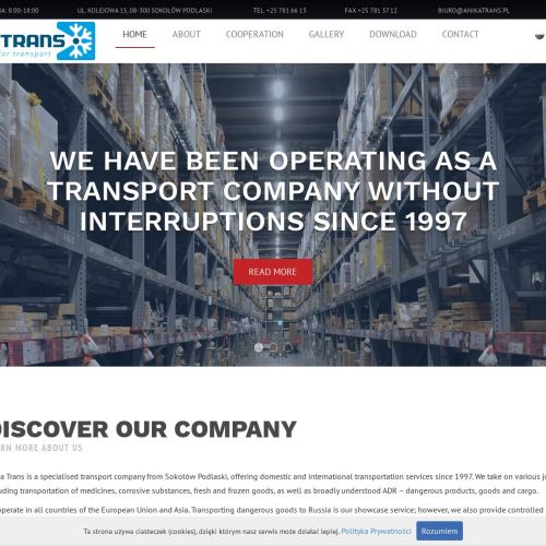 Sokołów Podlaski - transport ładunków niebezpiecznych