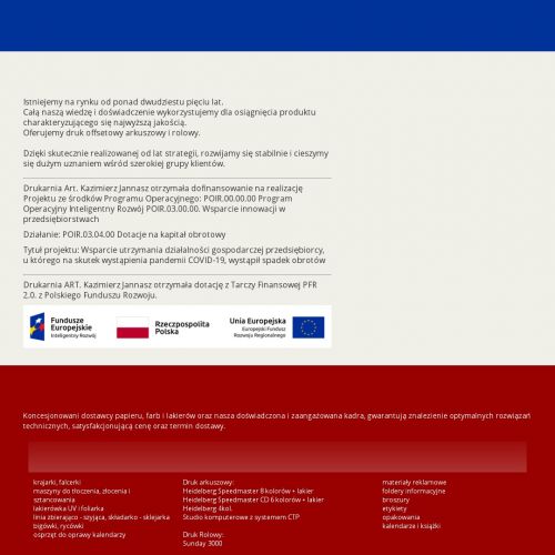 Warszawa - druk teczek reklamowych