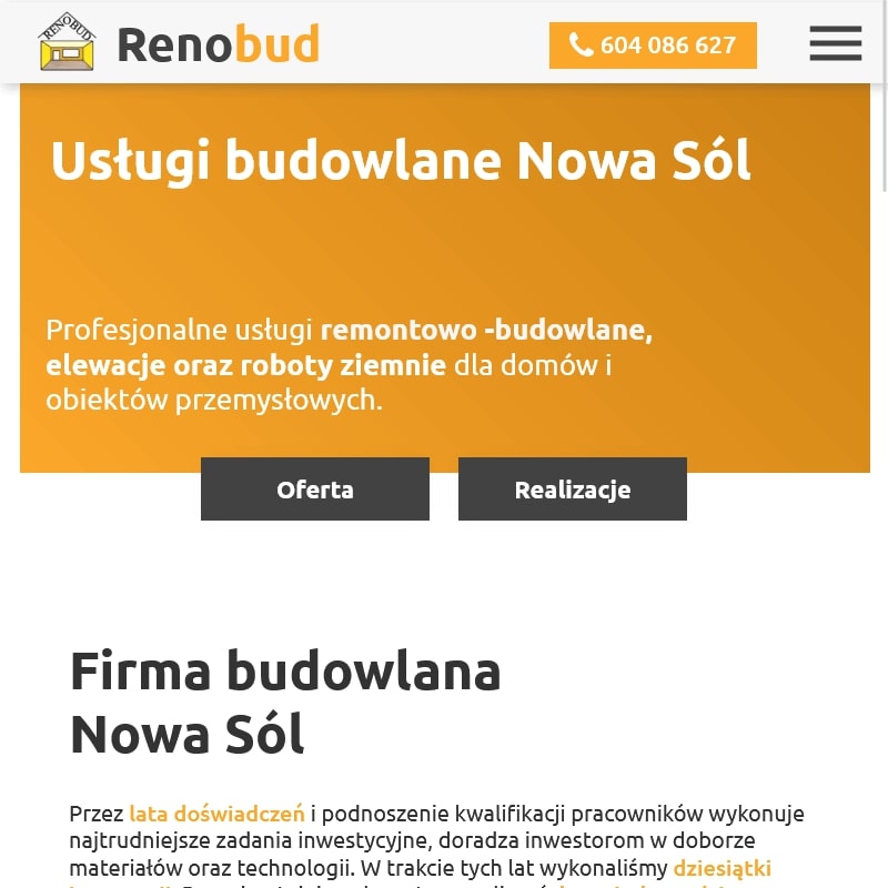 Firma budowlana - Nowa Sól