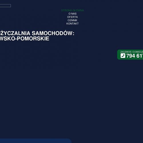 Wypożyczalnia samochodów w toruniu w Inowrocławiu