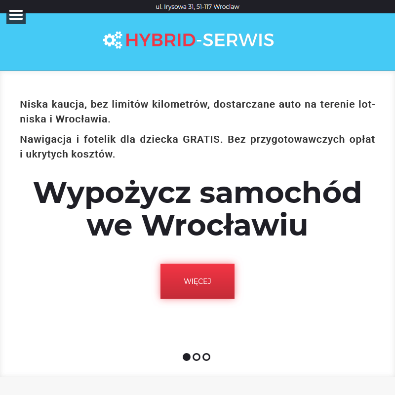 Wrocław - krótkoterminowy wynajem samochodowych hybrydowych
