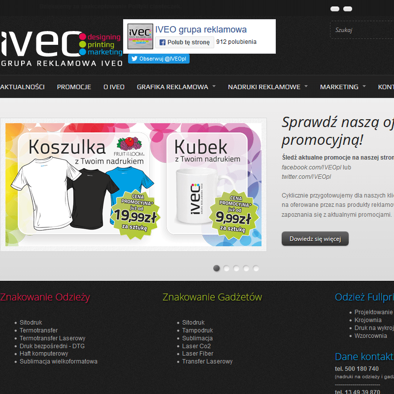 Nadruki termotransferowe w Jaśle