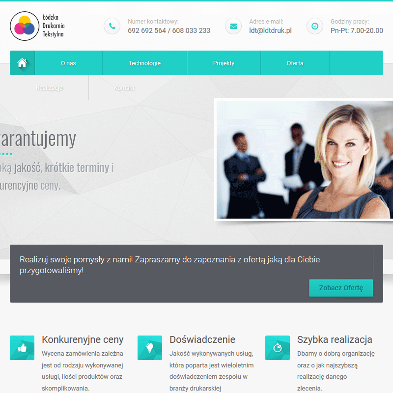 Profesjonalna drukarnia tekstylna