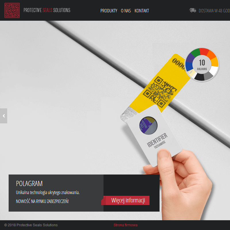 Poznań - plomby naklejkowe producent