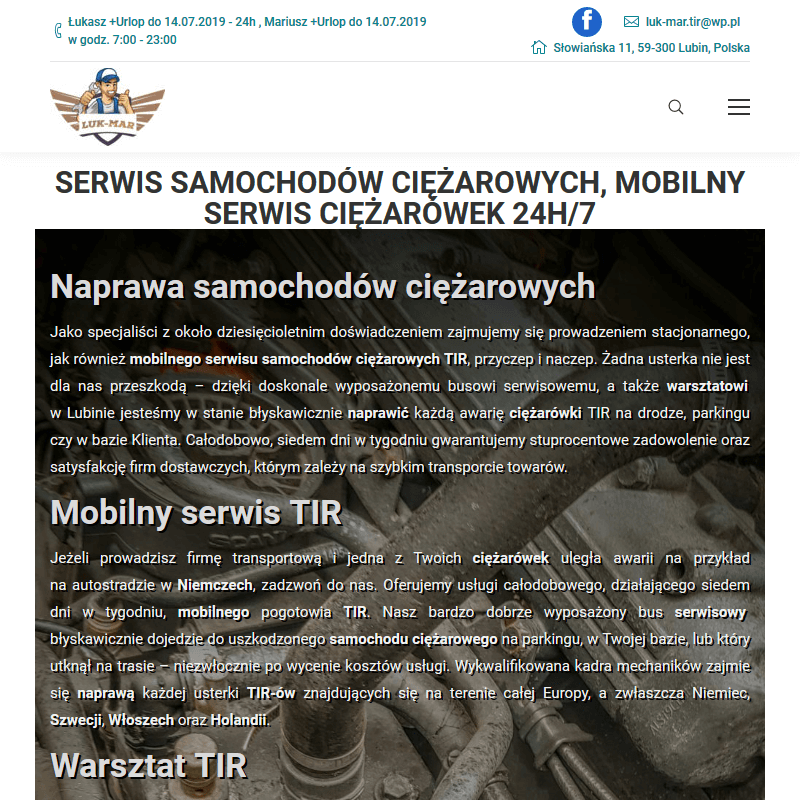 Serwis tir włochy