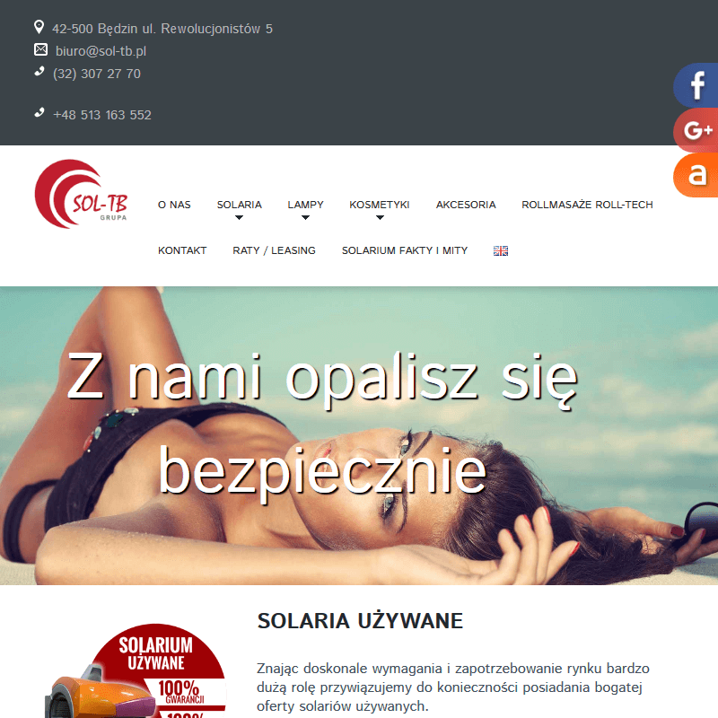 Używane solarium - Katowice