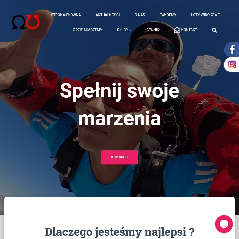 Polecana szkoła spadochronowa