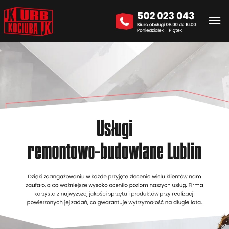 Usługi remontowo budowlane w Lublinie